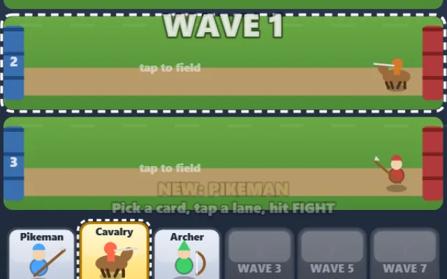 Lane Legions in play